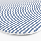 Blue Seersucker Stripe Bath Mat Gallery Image 3
