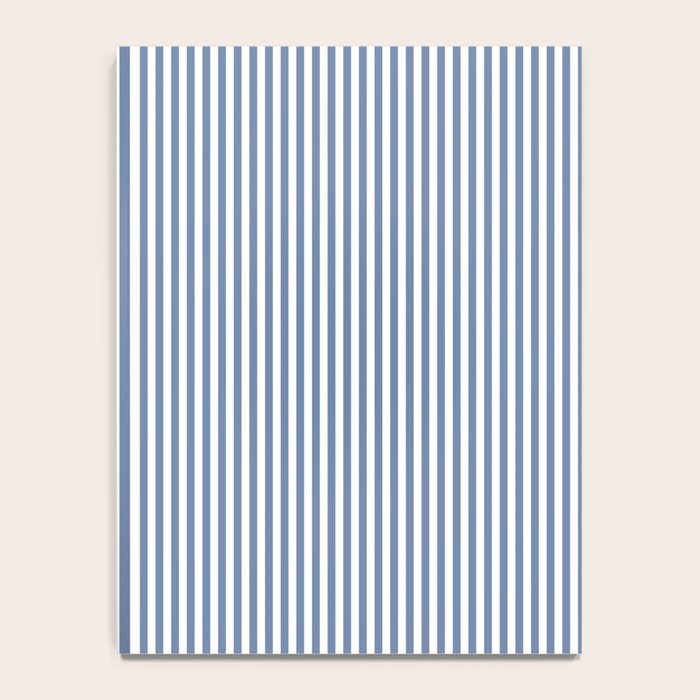 Blue Seersucker Stripe Notebook Gallery Image 4