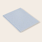 Blue Seersucker Stripe Notebook Gallery Image 2