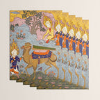 "Coffin of Imam 'Ali", Folio from a Falnama (The Book of Omens) of Ja'far al-Sadiq Wrapping Paper Gallery Image 3