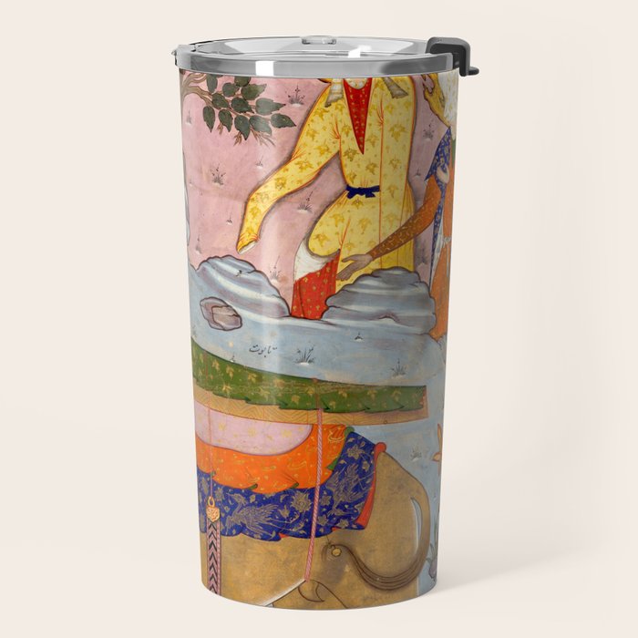 "Coffin of Imam 'Ali", Folio from a Falnama (The Book of Omens) of Ja'far al-Sadiq Travel Mug Gallery Image 2