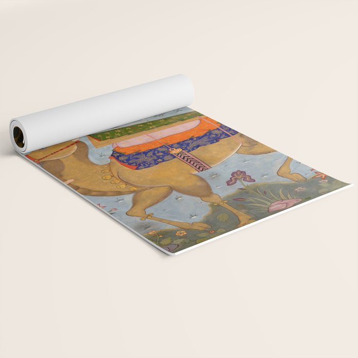 "Coffin of Imam 'Ali", Folio from a Falnama (The Book of Omens) of Ja'far al-Sadiq Yoga Mat Gallery Image 2