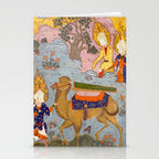 "Coffin of Imam 'Ali", Folio from a Falnama (The Book of Omens) of Ja'far al-Sadiq Stationery Card Gallery Image 2