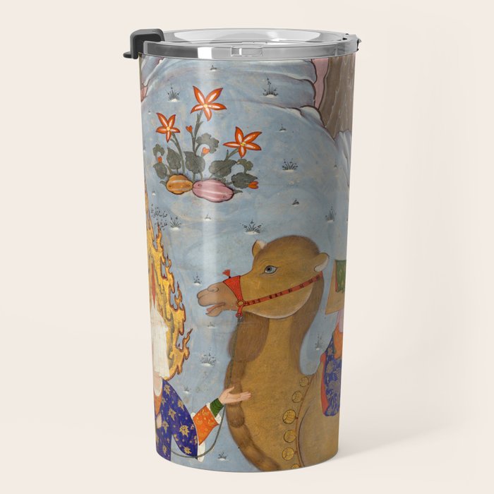 "Coffin of Imam 'Ali", Folio from a Falnama (The Book of Omens) of Ja'far al-Sadiq Travel Mug Gallery Image 3
