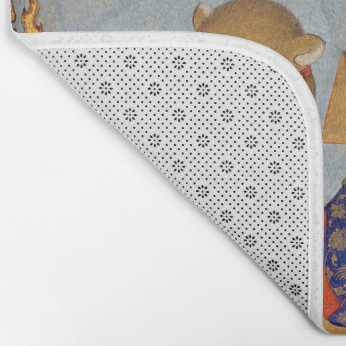 "Coffin of Imam 'Ali", Folio from a Falnama (The Book of Omens) of Ja'far al-Sadiq Bath Mat Gallery Image 2