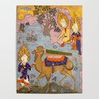 "Coffin of Imam 'Ali", Folio from a Falnama (The Book of Omens) of Ja'far al-Sadiq Poster Gallery Image 4