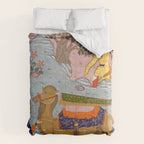 "Coffin of Imam 'Ali", Folio from a Falnama (The Book of Omens) of Ja'far al-Sadiq Comforter Gallery Image 6