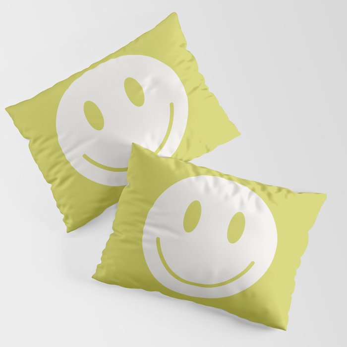 Happy Thoughts Lime Pillow Sham Gallery Image 1