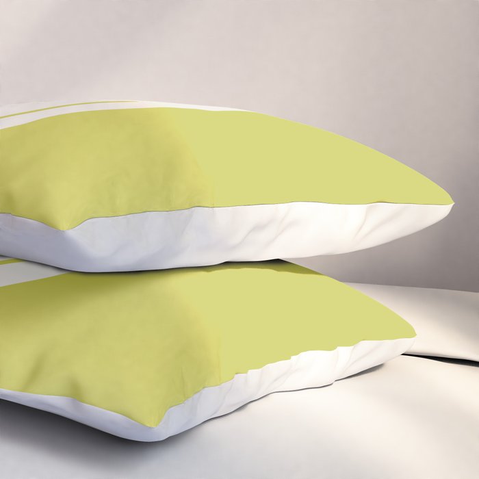 Happy Thoughts Lime Pillow Sham Gallery Image 3
