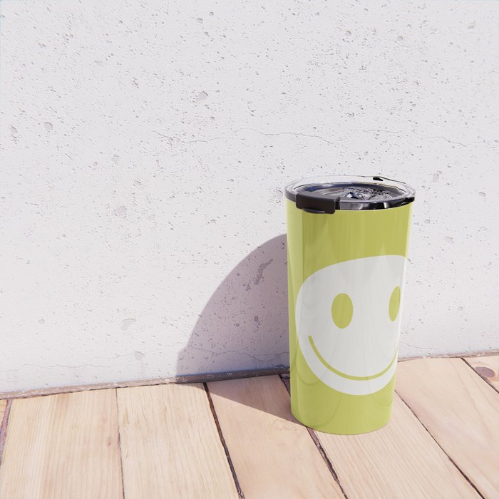 Happy Thoughts Lime Travel Mug Gallery Image 4
