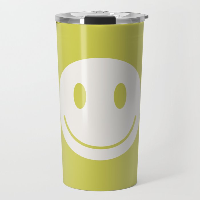 Happy Thoughts Lime Travel Mug Gallery Image 1