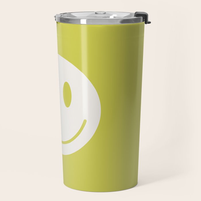 Happy Thoughts Lime Travel Mug Gallery Image 2