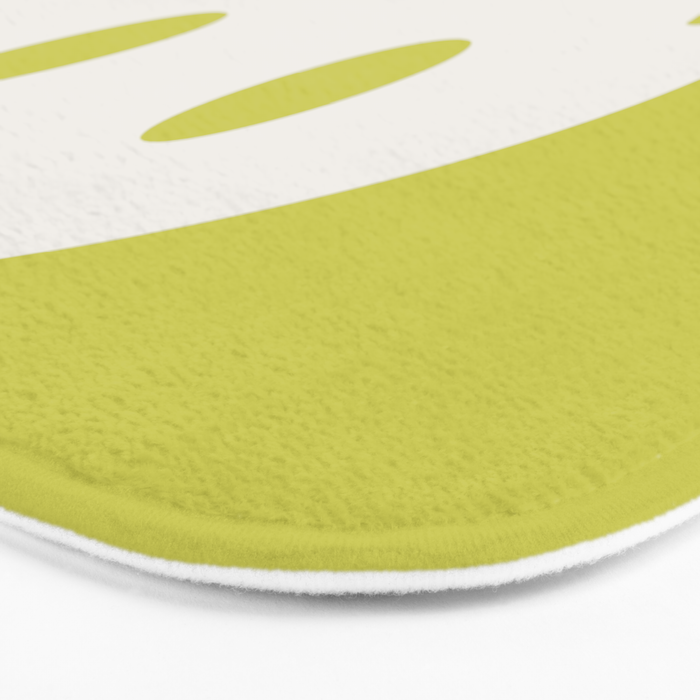 Happy Thoughts Lime Bath Mat Gallery Image 3