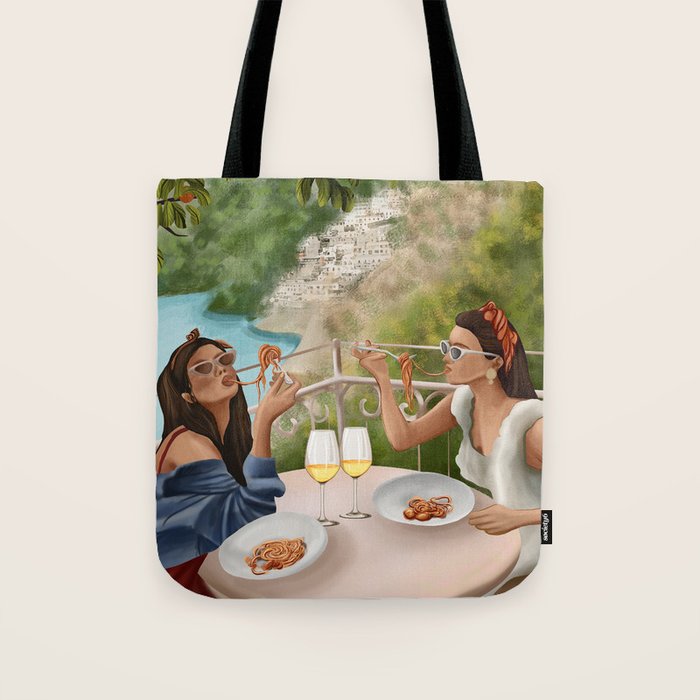 Tasting the Amalfi Breeze Tote Bag Gallery Image 1