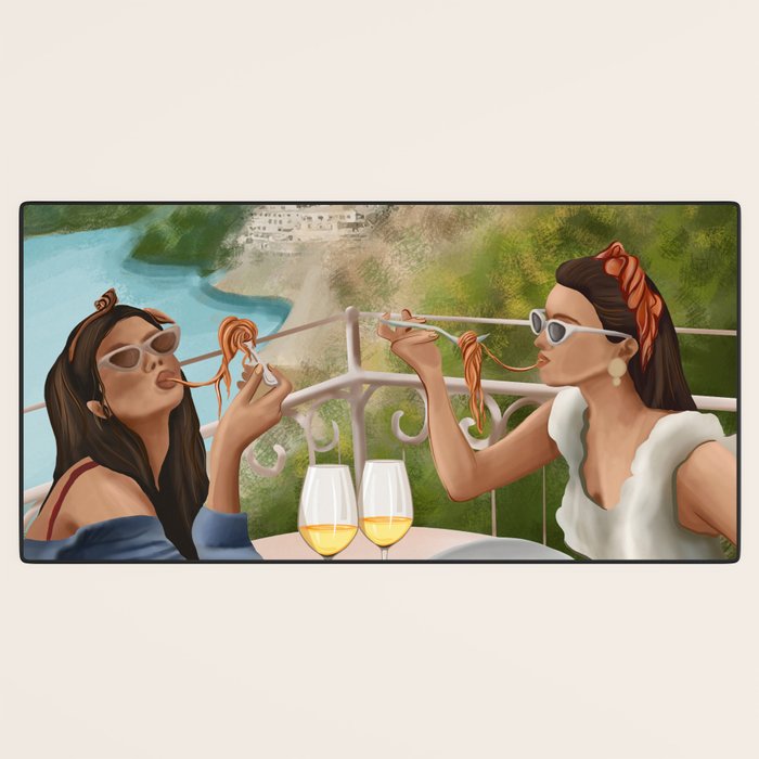 Tasting the Amalfi Breeze Desk Mat Gallery Image 3