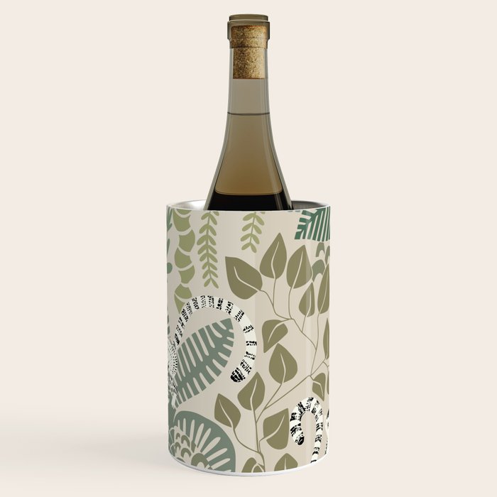 Jungle adventure natural green Wine Chiller Gallery Image 3