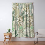 Jungle adventure natural green Window Curtain Gallery Image 5