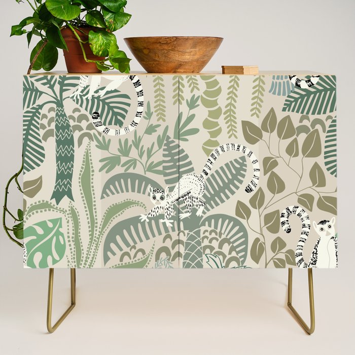 Jungle adventure natural green Credenza Gallery Image 1