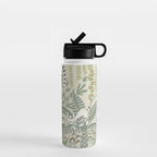 Jungle adventure natural green Water Bottle Gallery Image 1