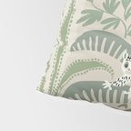 Jungle adventure natural green Pillow Sham Gallery Image 4