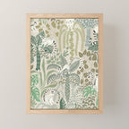 Jungle adventure natural green Mini Art Print Gallery Image 1