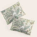 Jungle adventure natural green Pillow Sham Gallery Image 3