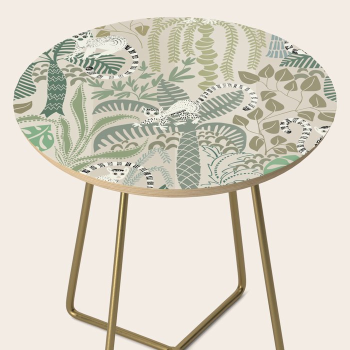 Jungle adventure natural green Side Table Gallery Image 2
