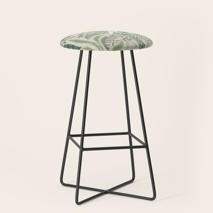 Jungle adventure natural green Stool Gallery Image 1