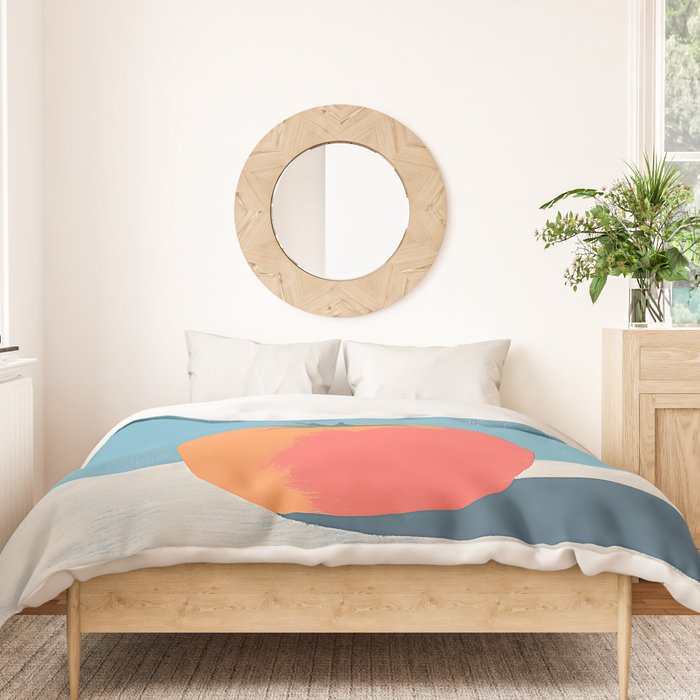 Bold Tomato on Blue Duvet Cover Gallery Image 3