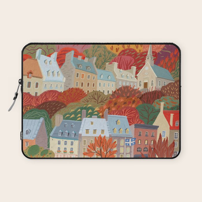 Quebec City Laptop Sleeve Gallery Image 1