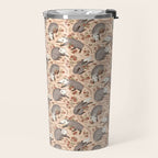 Opossum and Roses Travel Mug Gallery Image 2