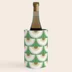 art deco cranes green Wine Chiller Gallery Image 1