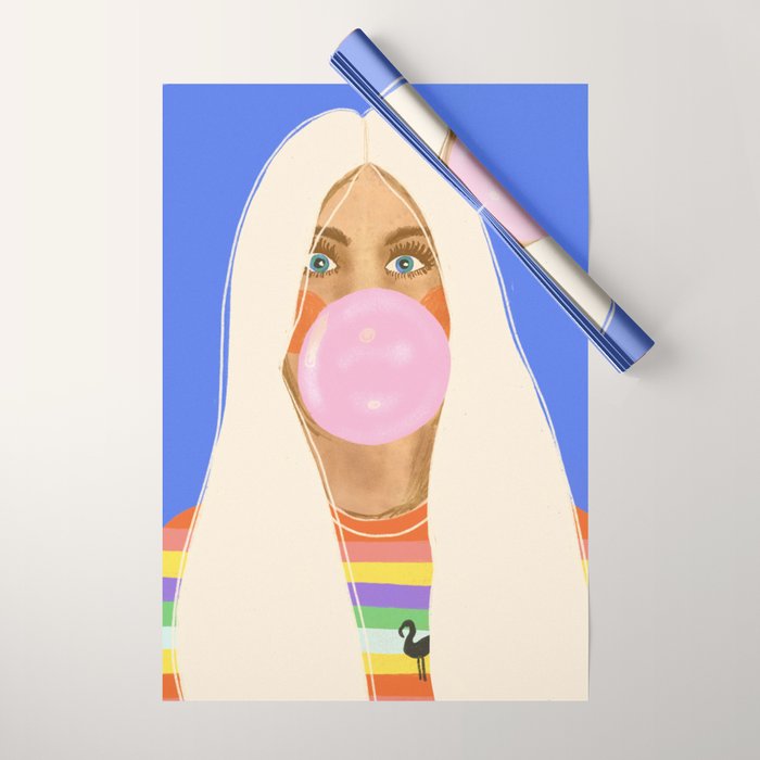 Candy girl Wrapping Paper Gallery Image 1