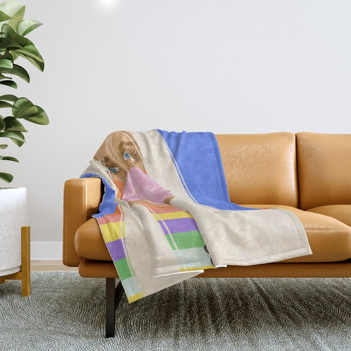 Candy girl Throw Blanket Gallery Image 1