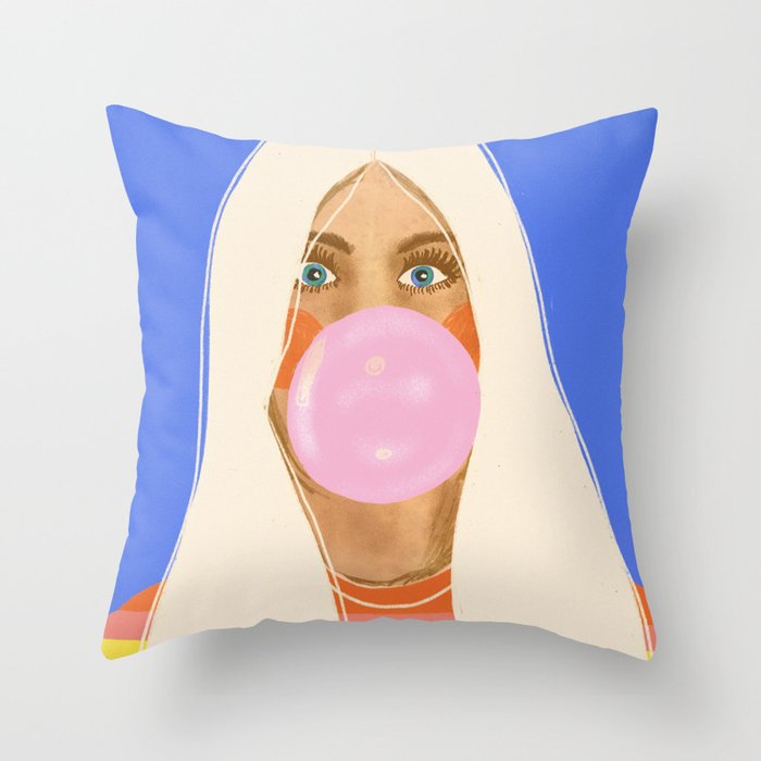 Candy girl Throw Pillow Gallery Image 6