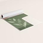 Abstract Shapes and Leaves Yoga Mat Gallery Image 2