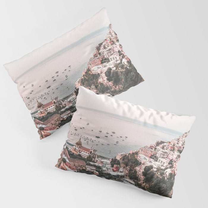 Italy Coast Amalfi Pillow Sham Gallery Image 3