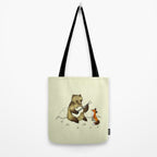 Bear & Fox Tote Bag Gallery Image 2