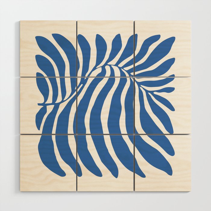 Abstract organic nature plant leaf art Wood Wall Art Gallery Image 1