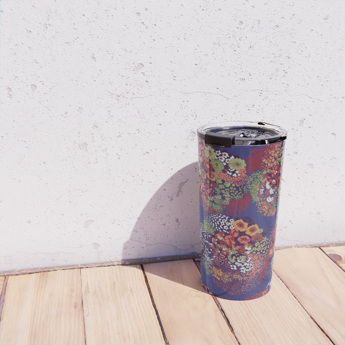 Grandma's Vintage Fabric Travel Mug Gallery Image 4
