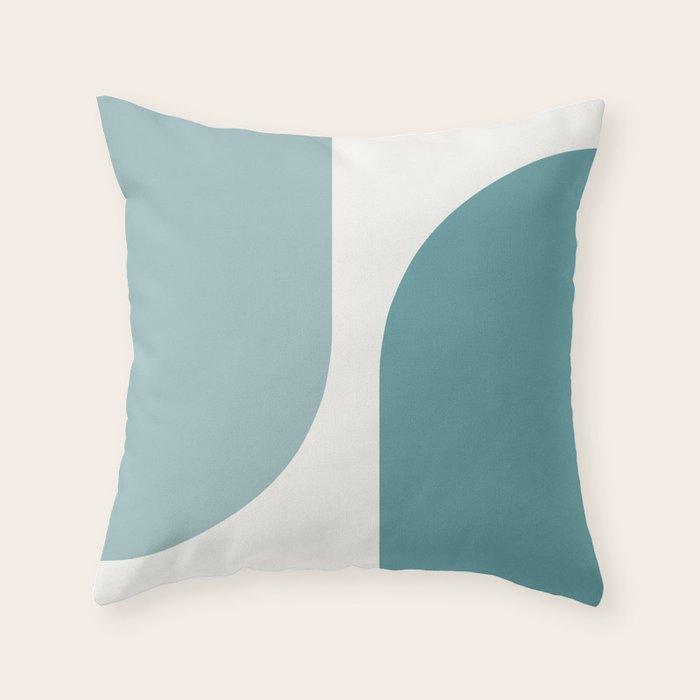 Modern Minimal Arch Abstract XX Throw Pillow Gallery Image 6