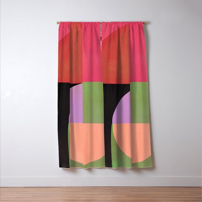 Abstract Shapes 61 Window Curtain Gallery Image 3