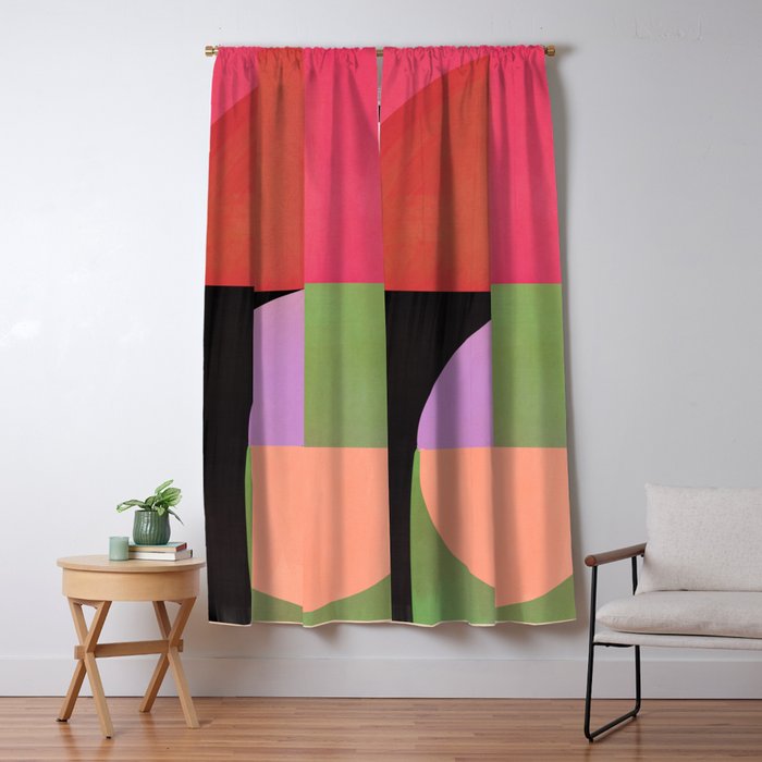 Abstract Shapes 61 Window Curtain Gallery Image 1
