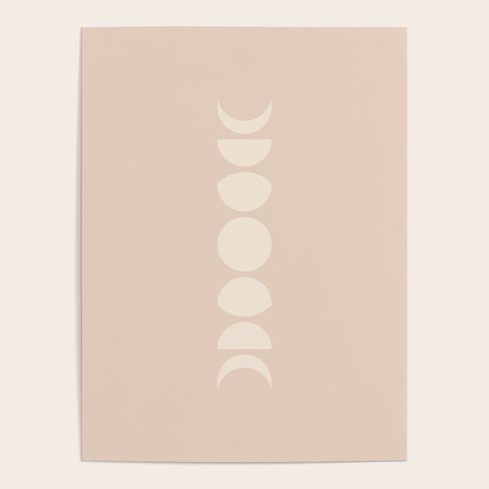 Minimal Moon Phases X Poster Gallery Image 4