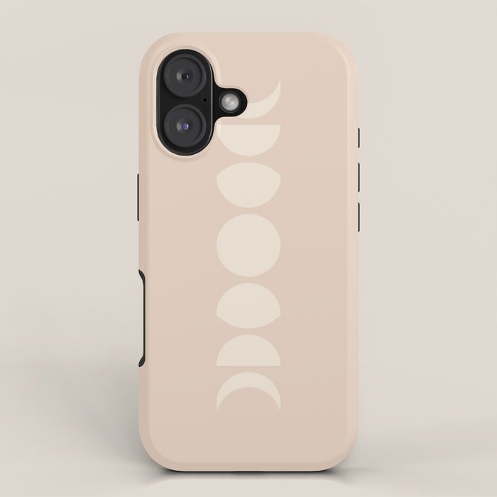 Minimal Moon Phases X iPhone Case Gallery Image 1