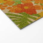 Limahuli Garden Hawaiian Floral Design Welcome Mat Gallery Image 2