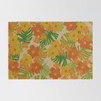 Limahuli Garden Hawaiian Floral Design Rug Gallery Image 2