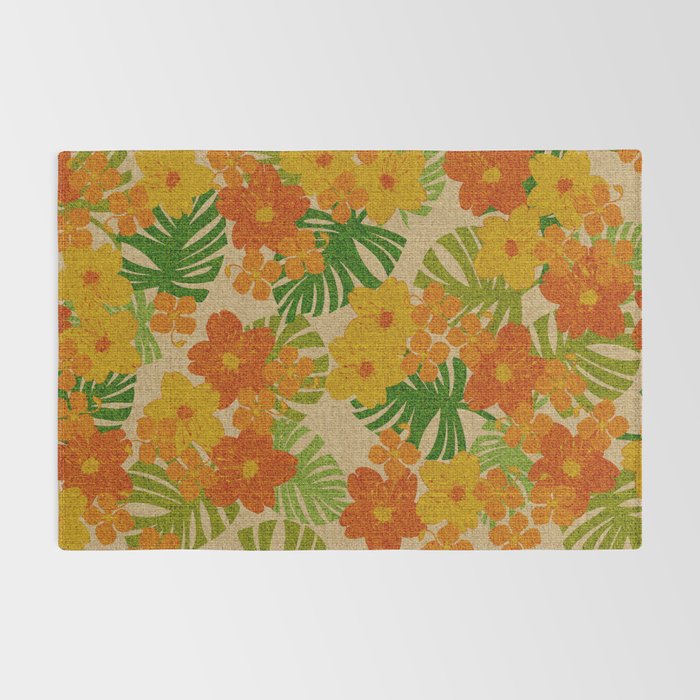 Limahuli Garden Hawaiian Floral Design Rug Gallery Image 2