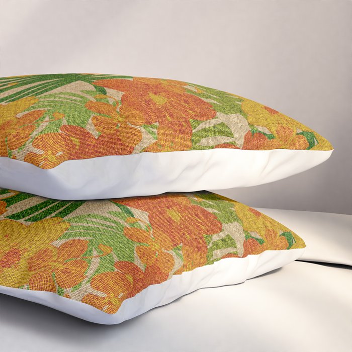 Limahuli Garden Hawaiian Floral Design Pillow Sham Gallery Image 3