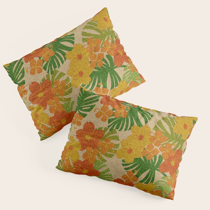 Limahuli Garden Hawaiian Floral Design Pillow Sham Gallery Image 3